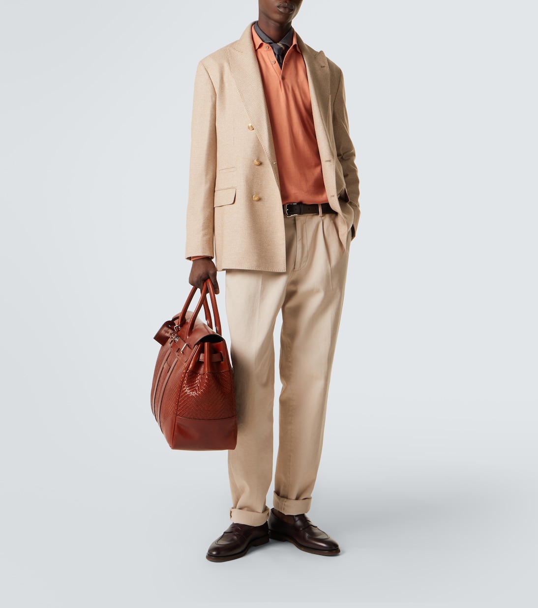 Cotton polo sweater | Brunello Cucinelli