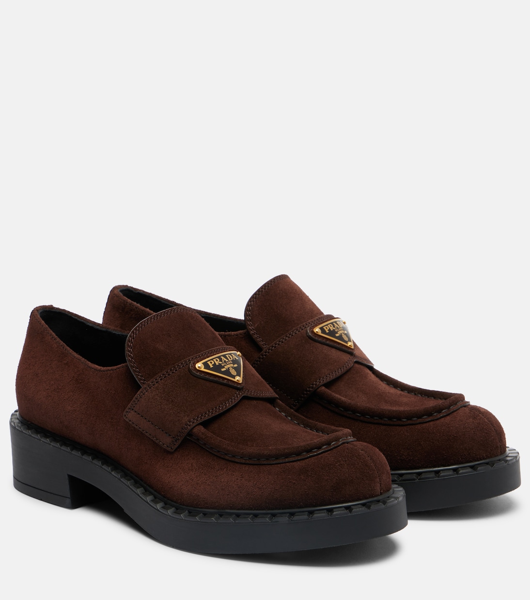 Mocasines Chocolate de ante | Prada