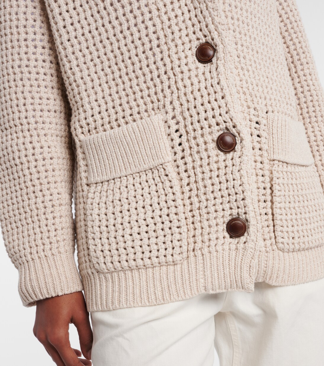 Cardigan aus einem Baumwollgemisch | Brunello Cucinelli