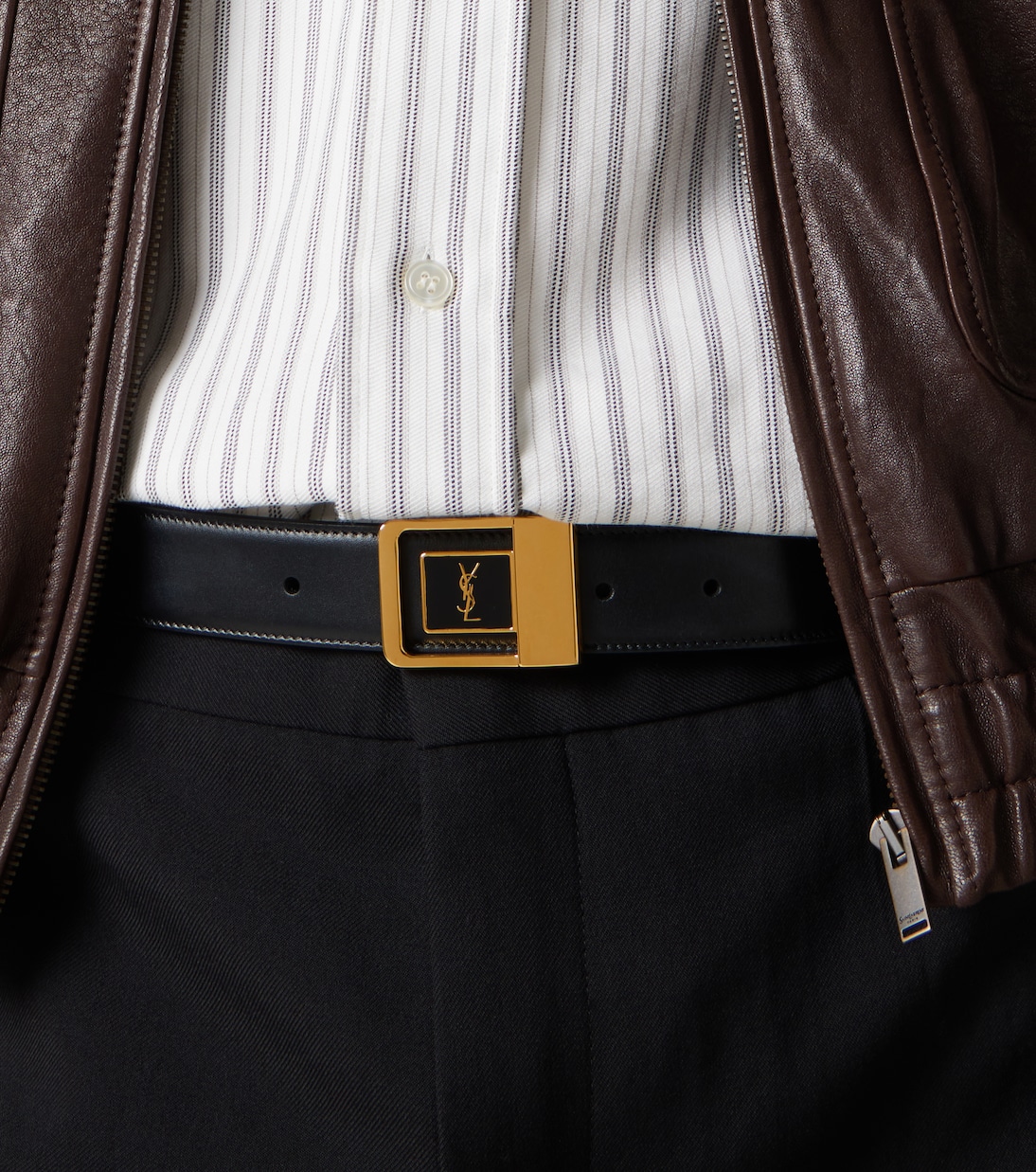 Leather belt | Saint Laurent