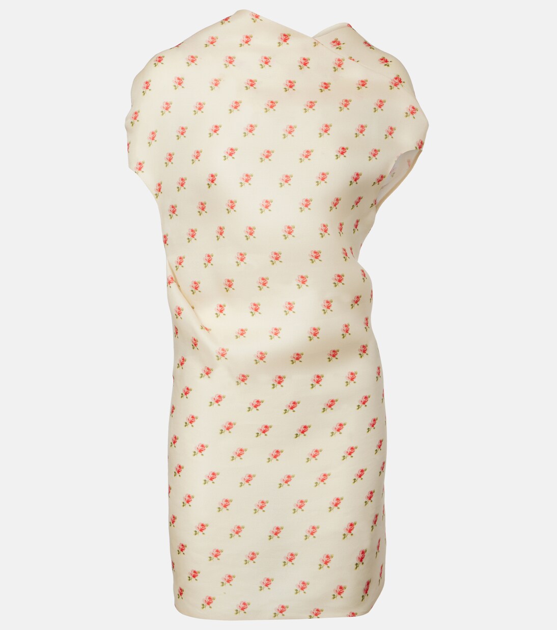 Floral draped silk minidress | Khaite