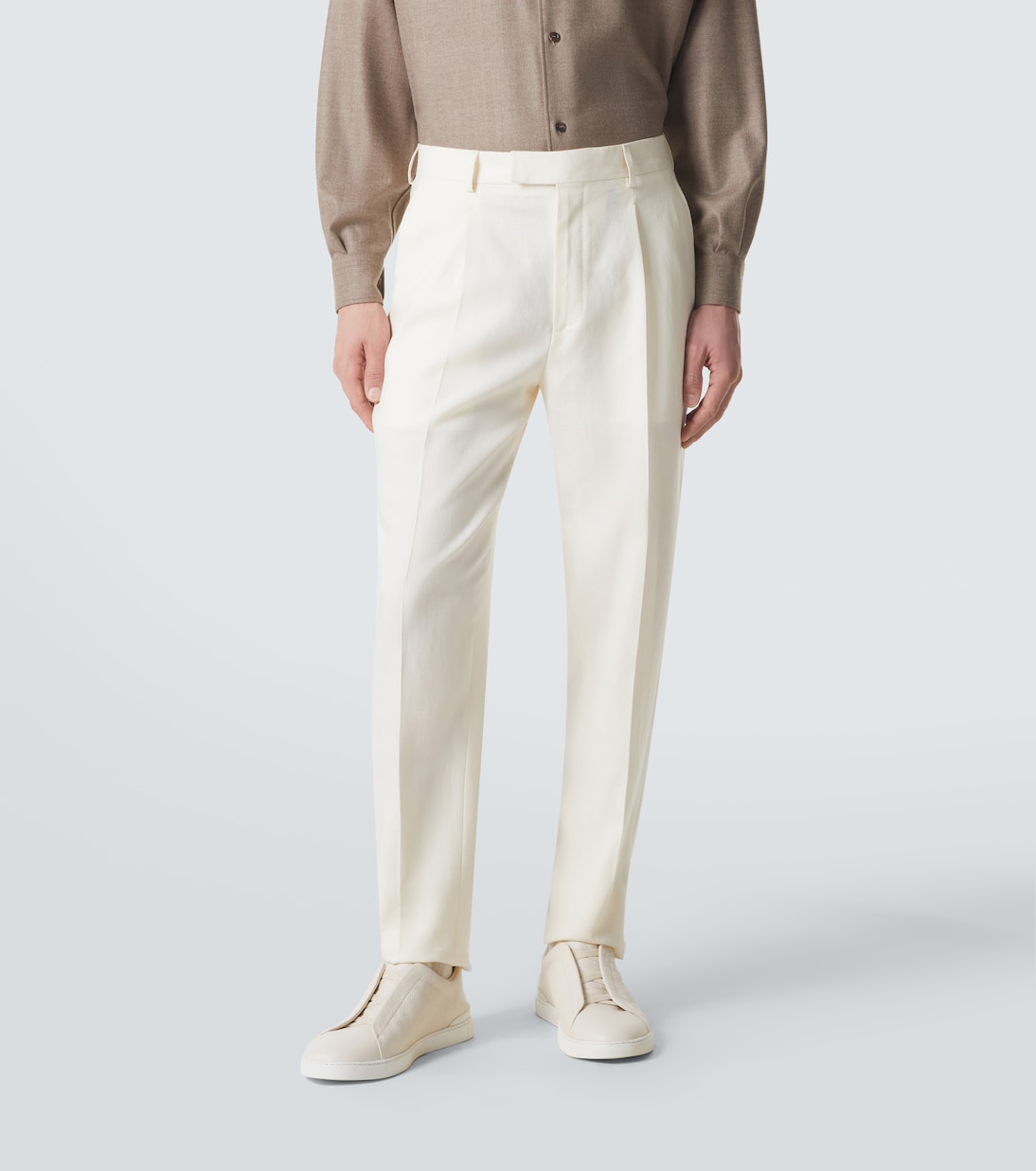Linen straight pants | Zegna