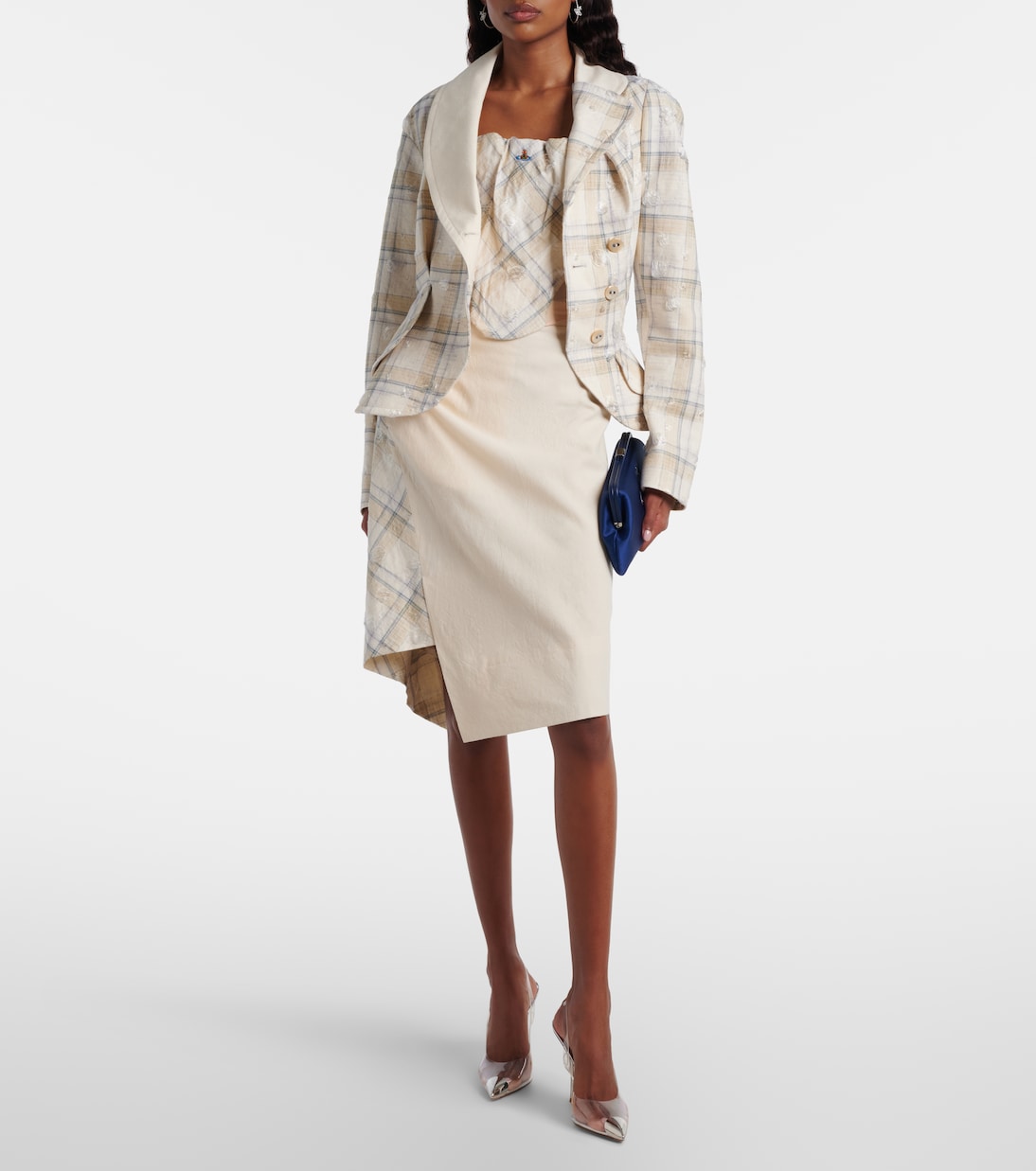 Stormy tartan cotton-blend jacket | Vivienne Westwood