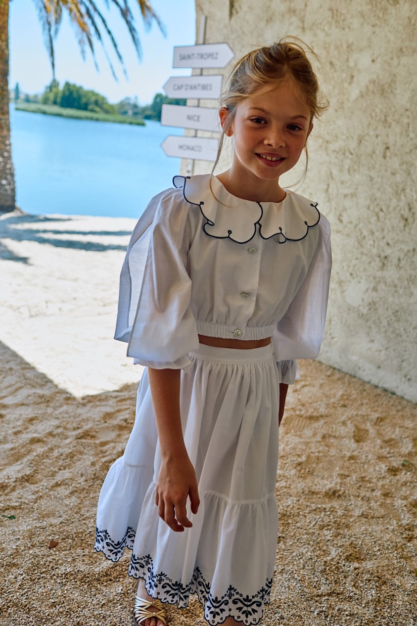 Ensemble top et jupe en coton | Patachou