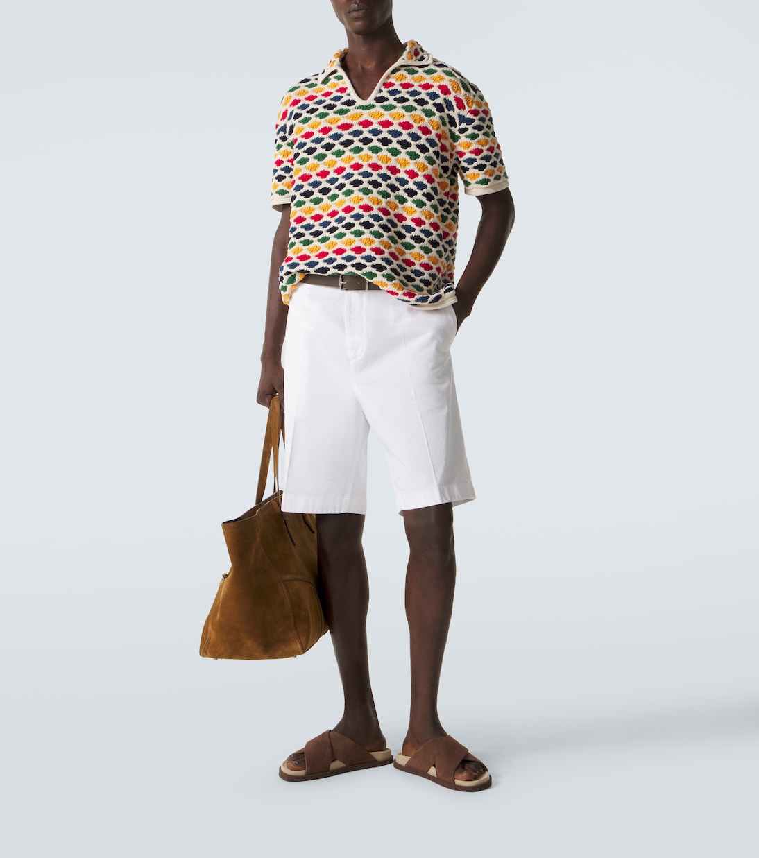 Batten crochet cotton bowling shirt | Orlebar Brown