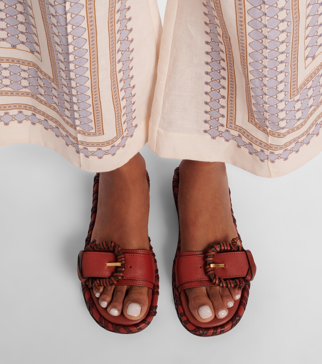 Alchemy leather slides | Zimmermann