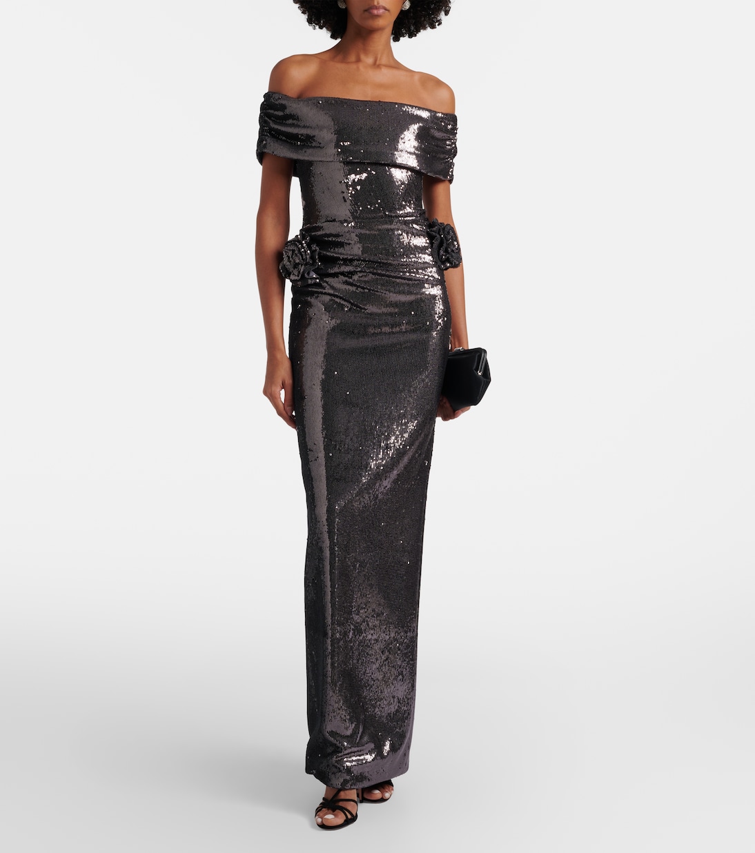 Embellished floral-appliqué gown | Roland Mouret