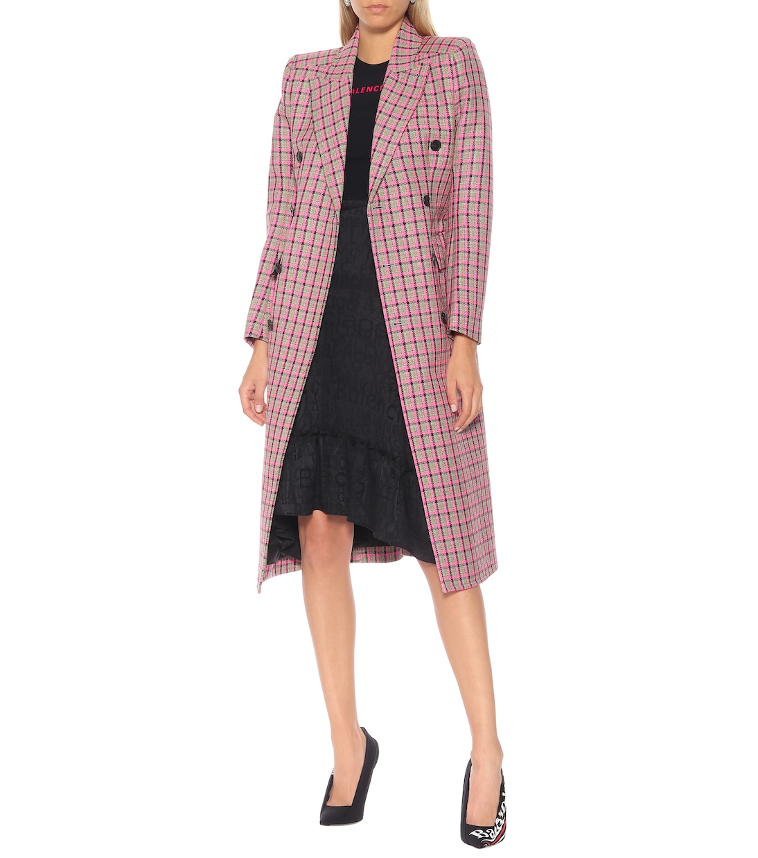 Robe midi asymétrique en jersey | Balenciaga