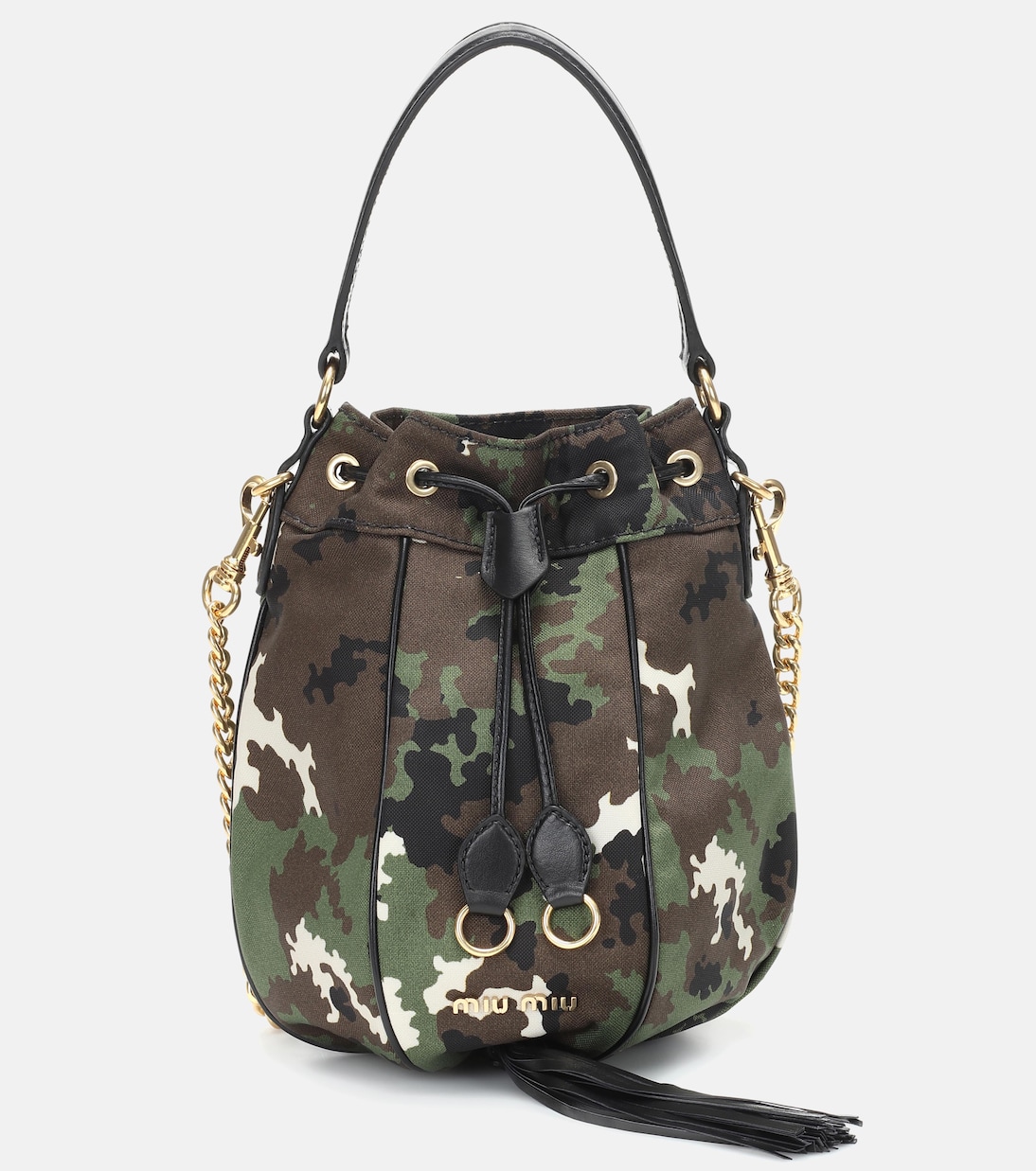 Camouflage bucket bag | Miu Miu