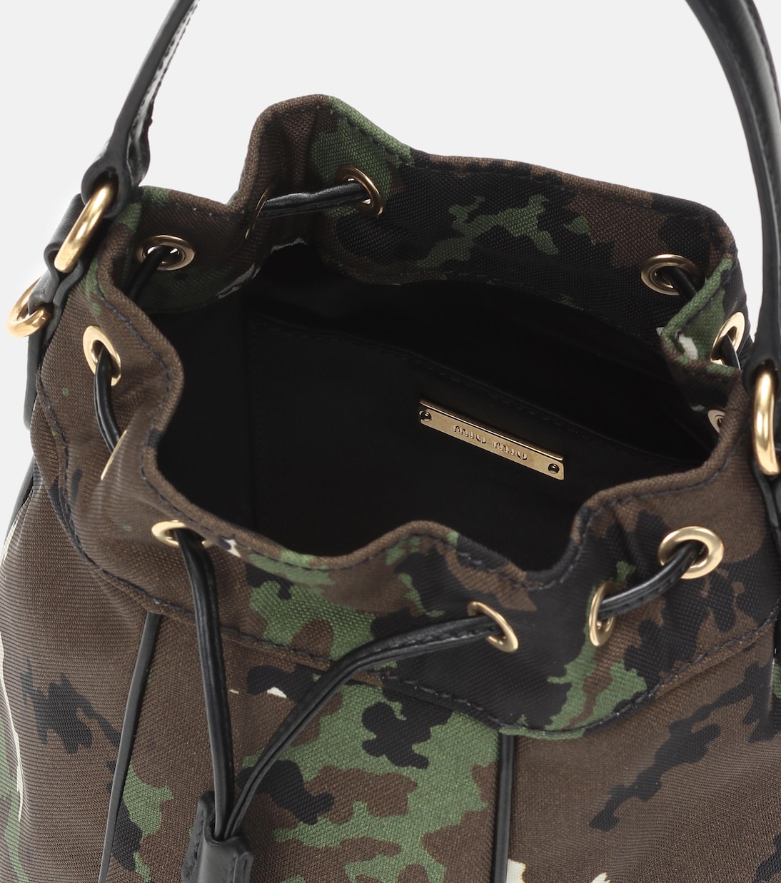 Camouflage bucket bag | Miu Miu
