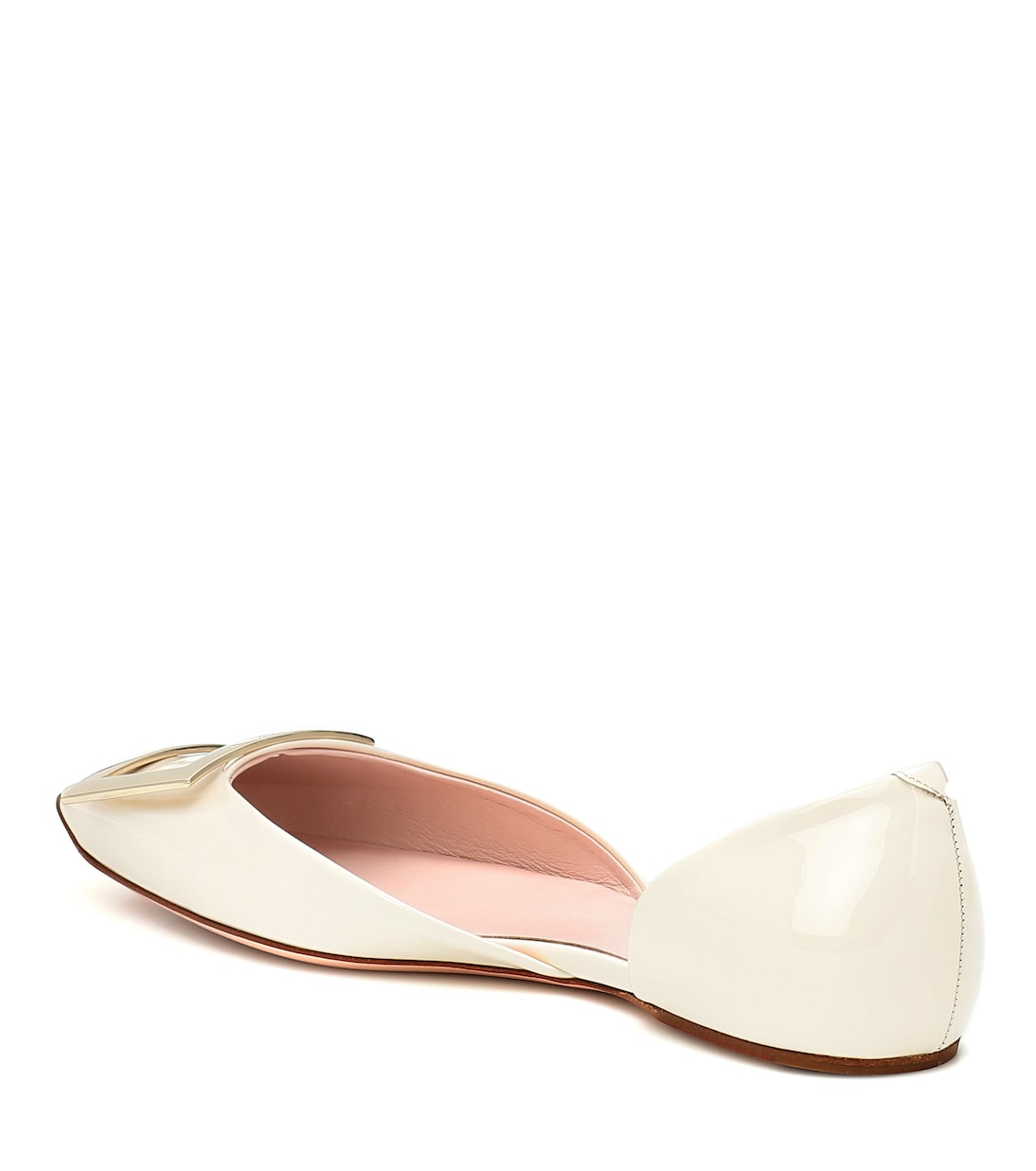 Trompette D'Orsay leather ballet flats | Roger Vivier