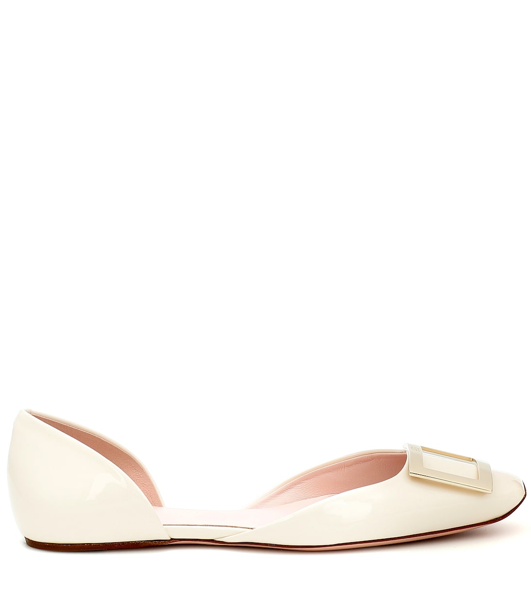 Trompette D'Orsay leather ballet flats | Roger Vivier