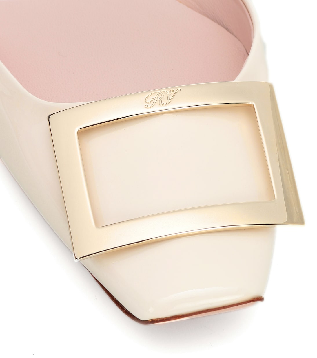 Trompette D'Orsay leather ballet flats | Roger Vivier