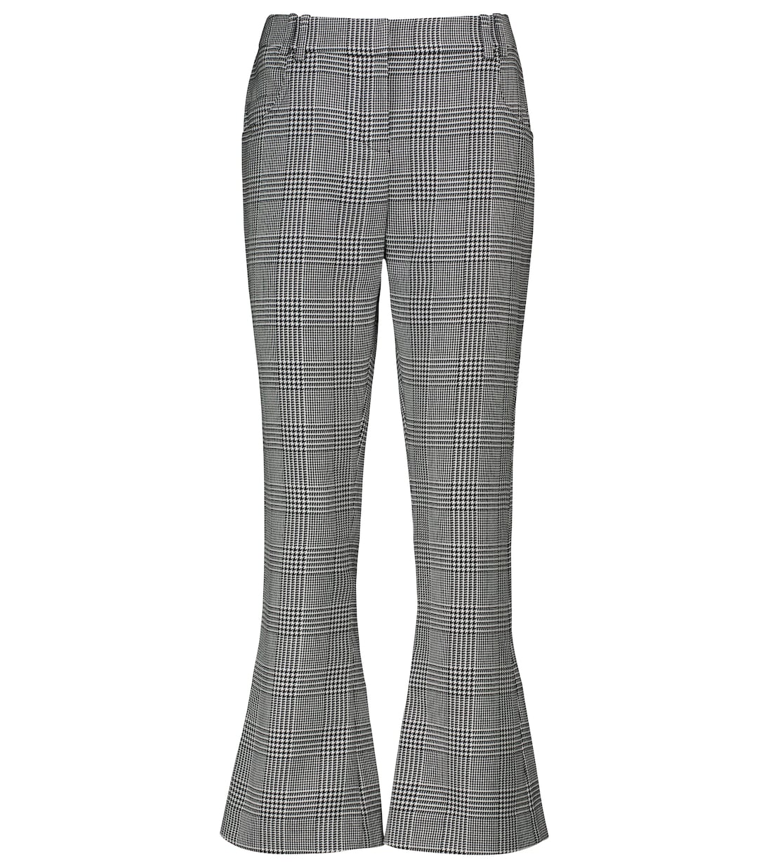 Mid-rise checked pants | Balmain