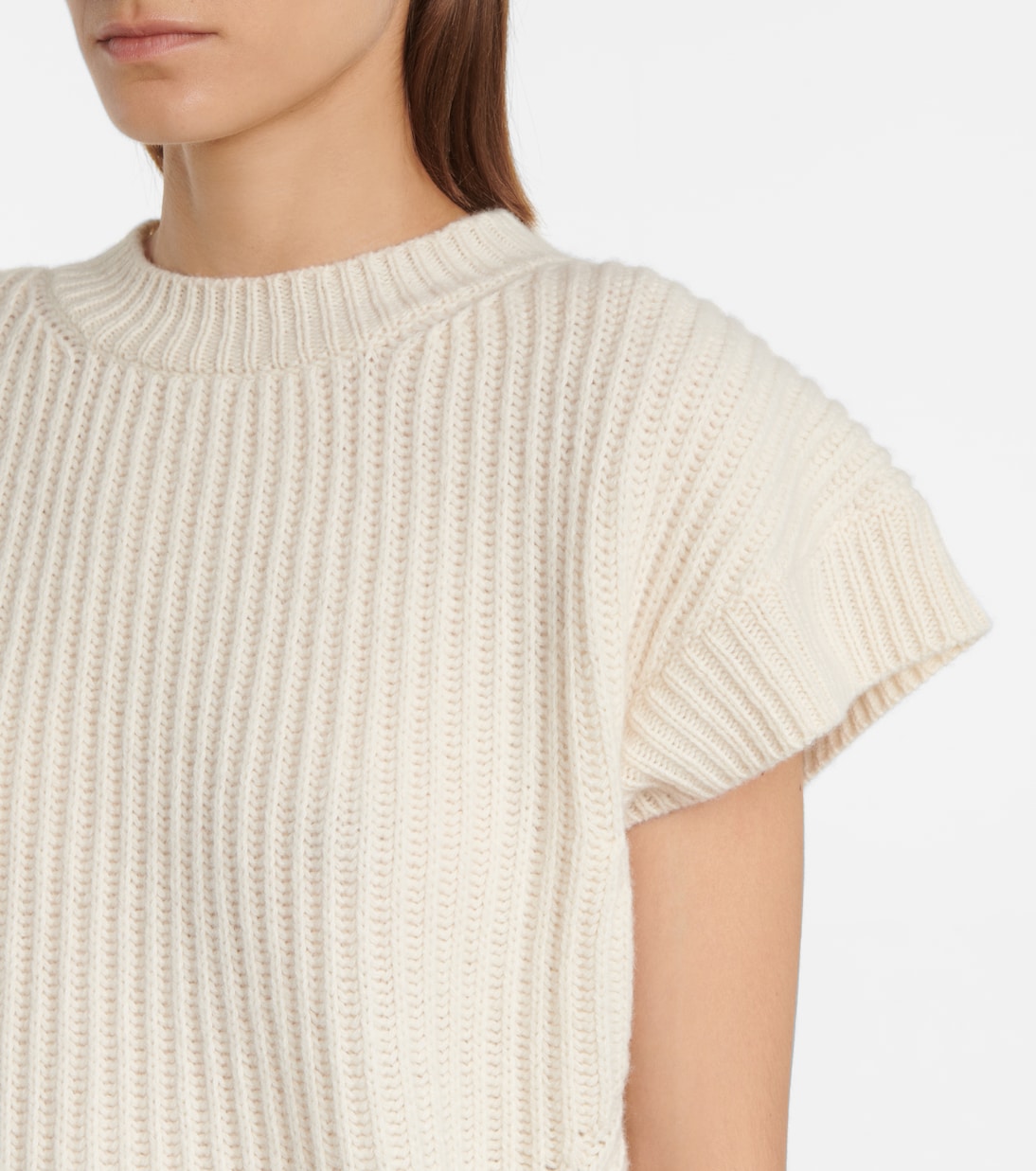 Top de cachemir y lana acanalado | Stella McCartney