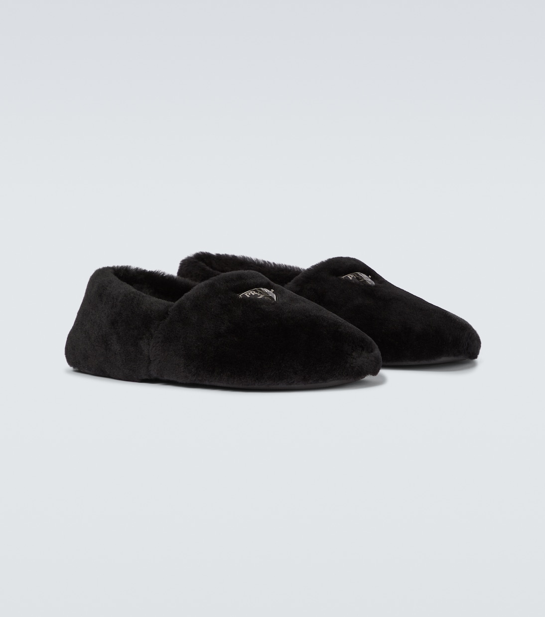 Slip-Ons aus Shearling | Prada