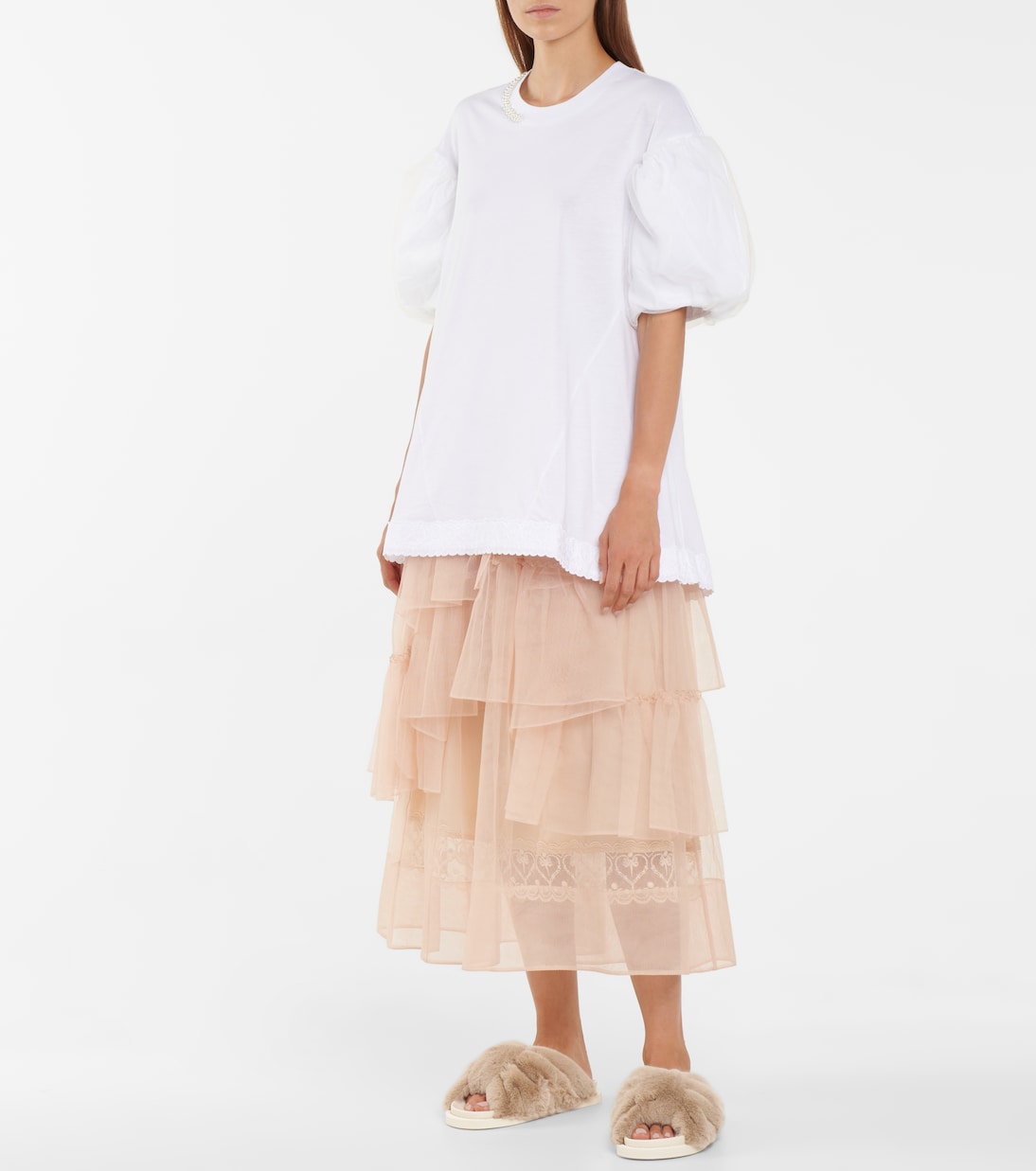 Sandali in pelliccia sintetica | Simone Rocha