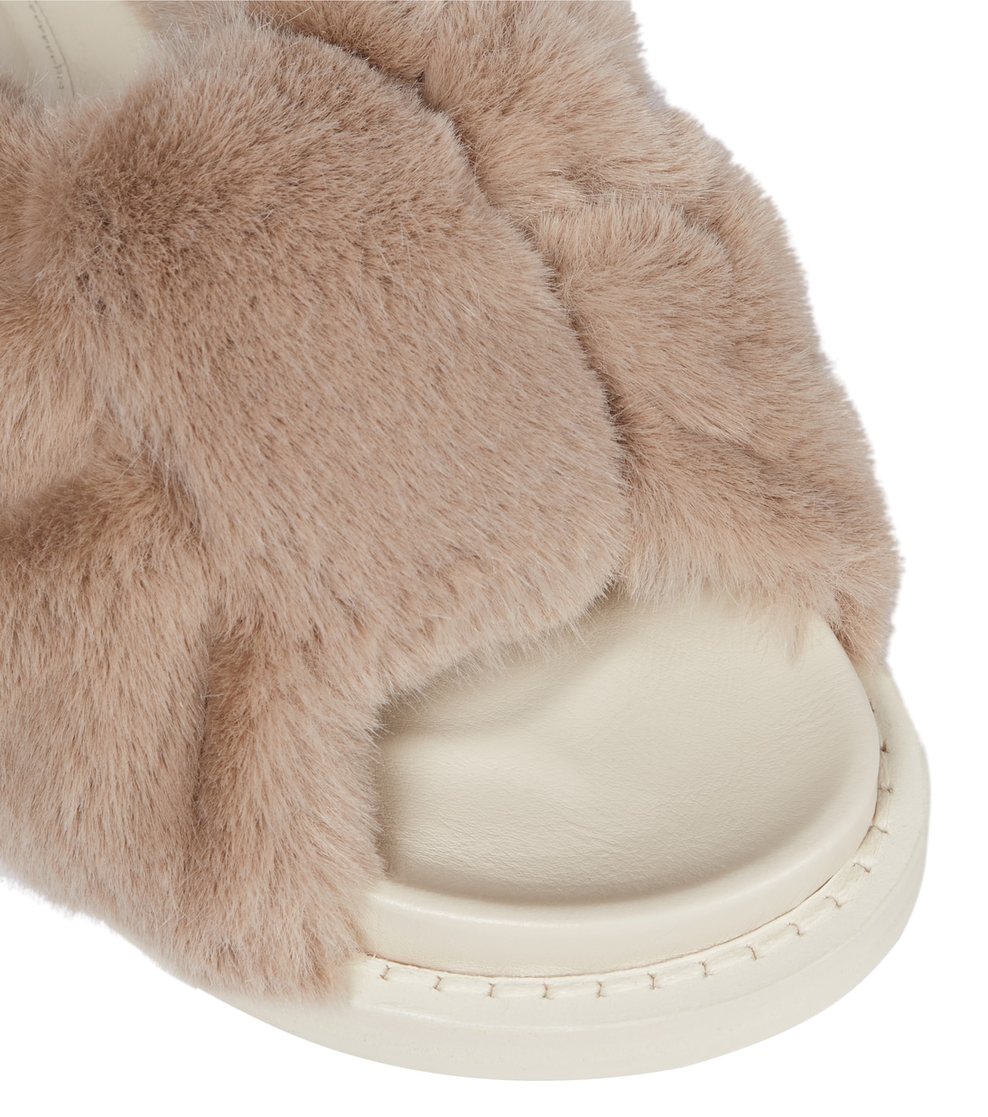 Sandali in pelliccia sintetica | Simone Rocha