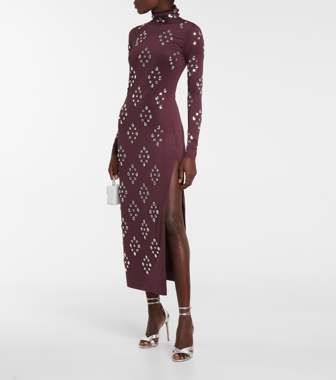 Verziertes Maxikleid aus Jersey | Dries Van Noten