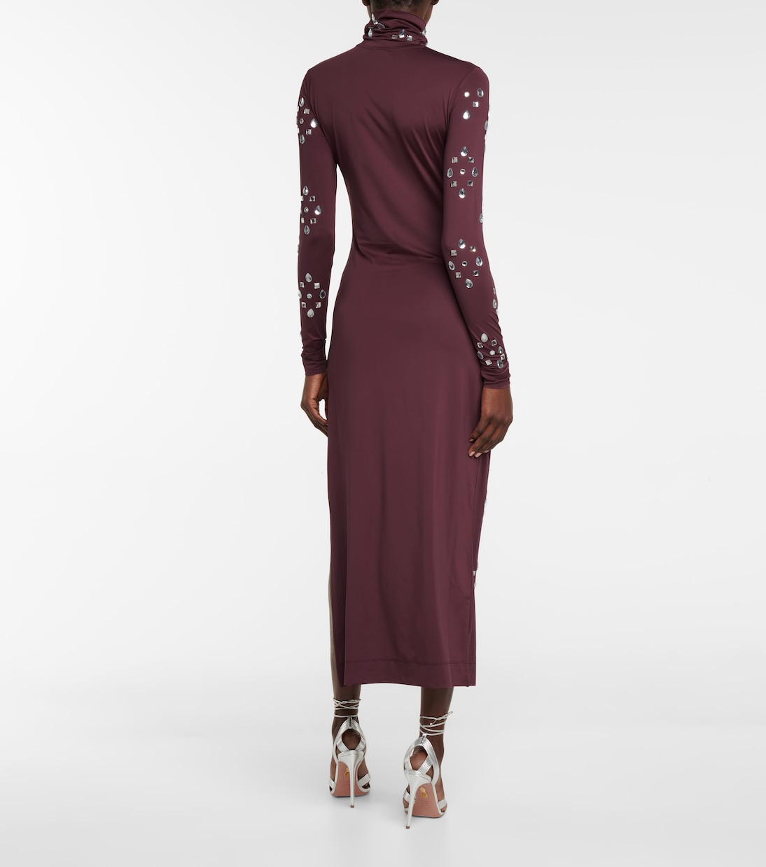 Verziertes Maxikleid aus Jersey | Dries Van Noten