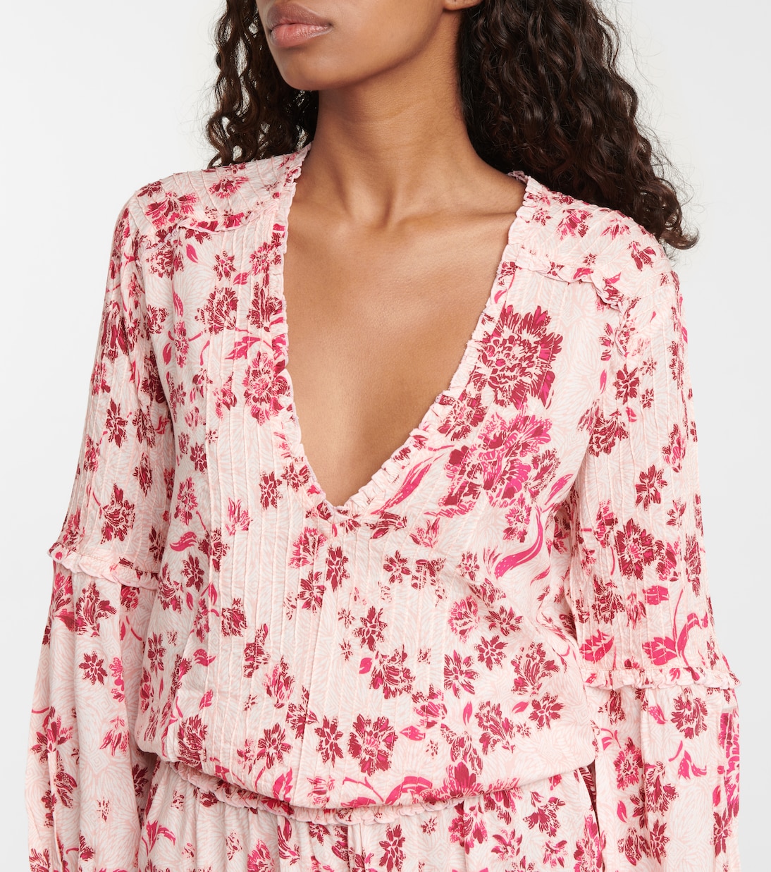 Ilona floral minidress | Poupette St Barth
