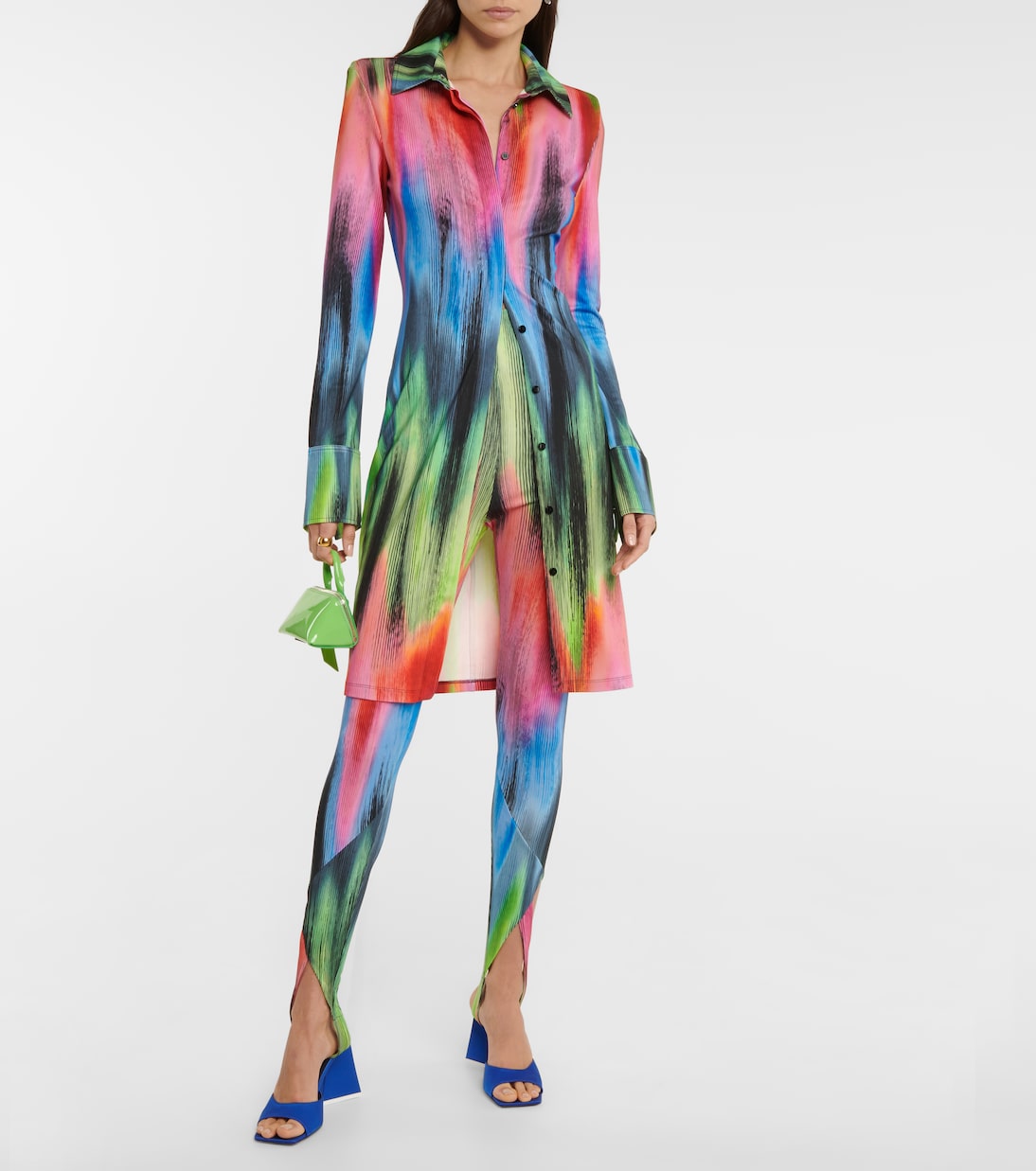 Bedrucktes Hemdblusenkleid Elton | The Attico