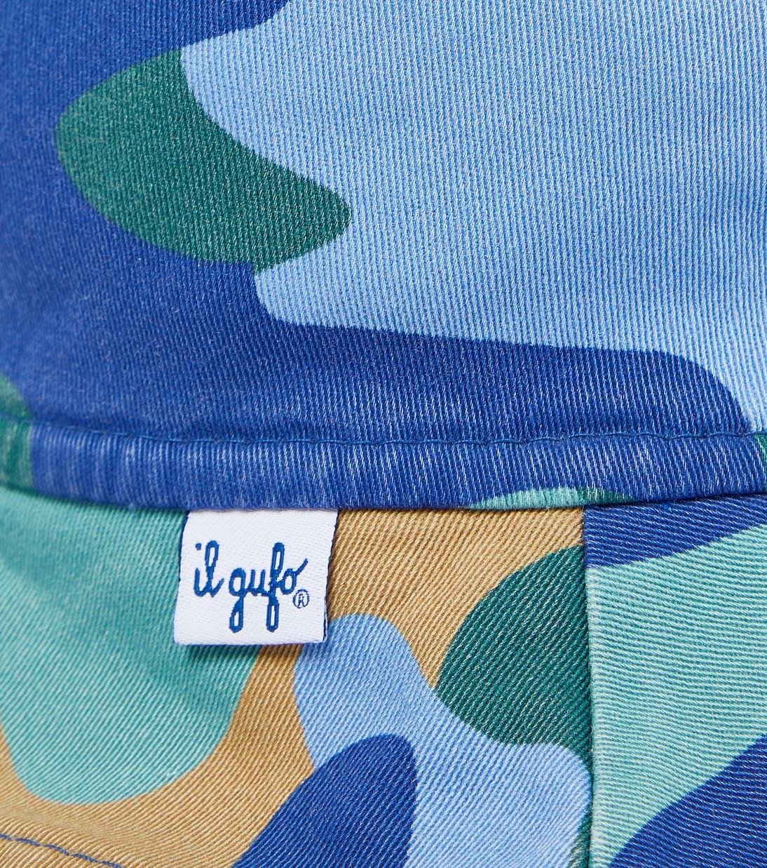 Camouflage twill bucket hat | Il Gufo