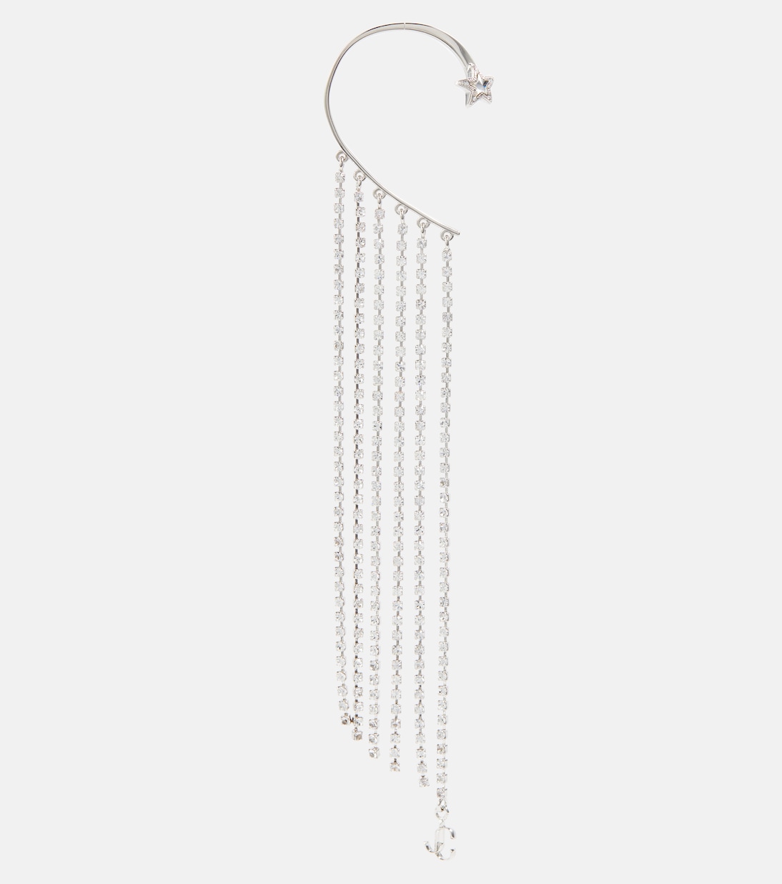Boucle d’oreille unique à cristaux | Jimmy Choo