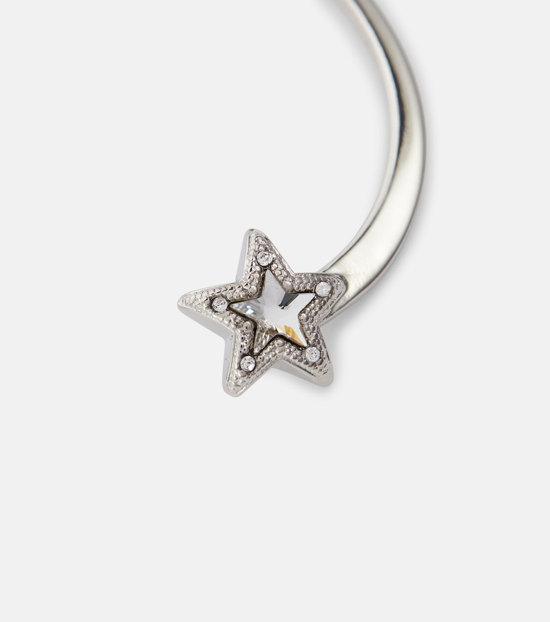 Boucle d’oreille unique à cristaux | Jimmy Choo