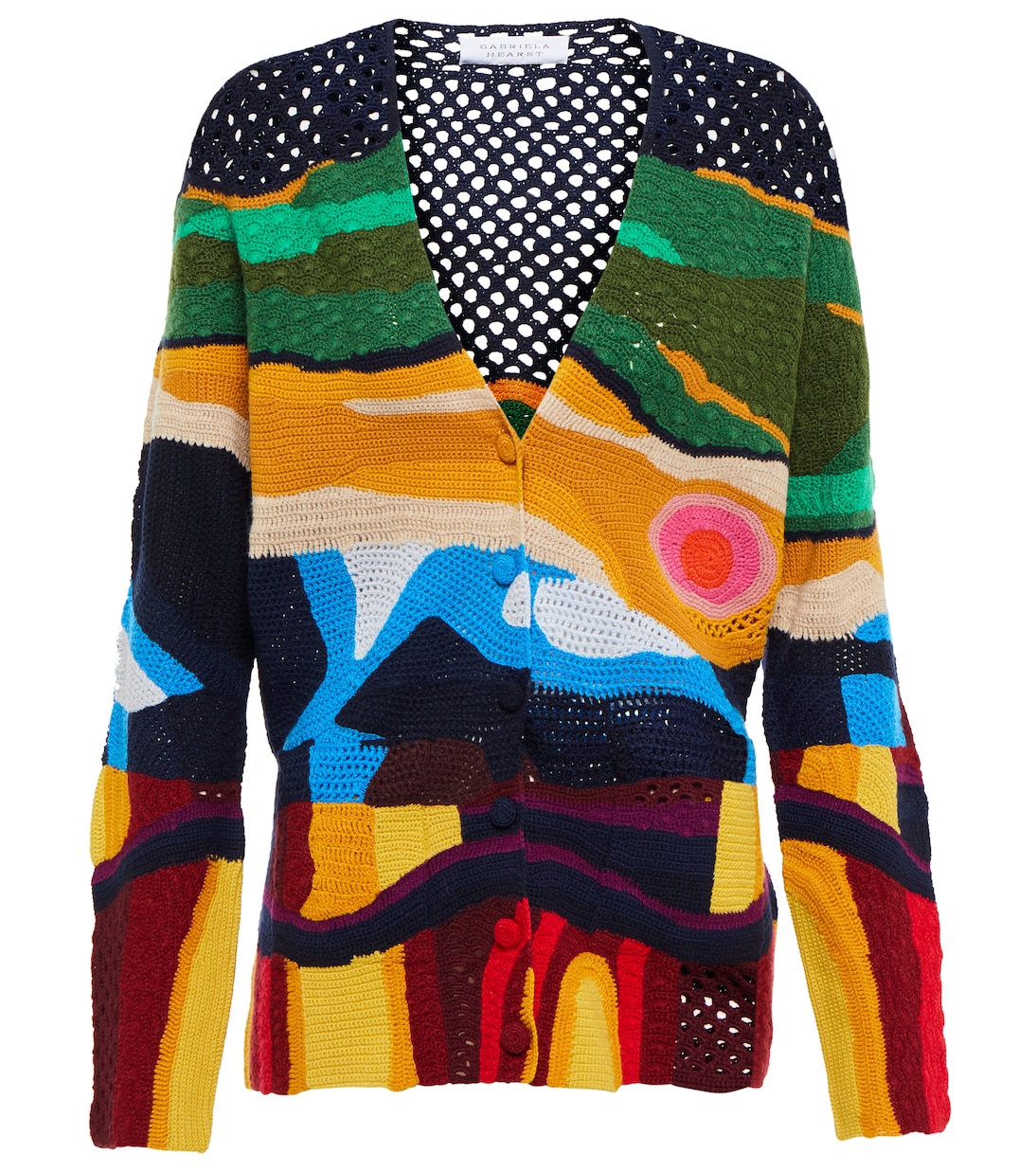 Cara intarsia cashmere cardigan | Gabriela Hearst