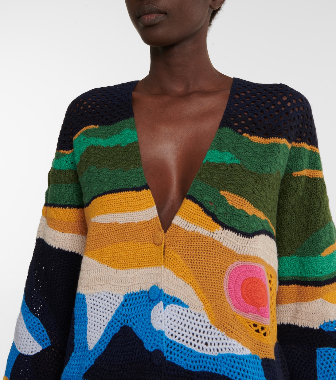 Cara intarsia cashmere cardigan | Gabriela Hearst