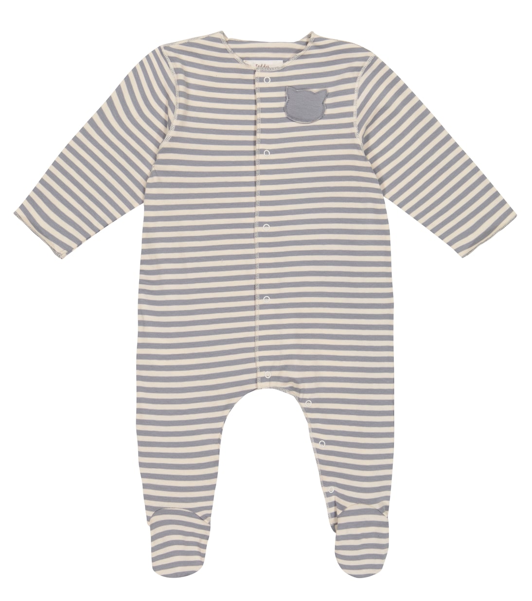 Baby - Tutina in cotone a righe | Il Gufo