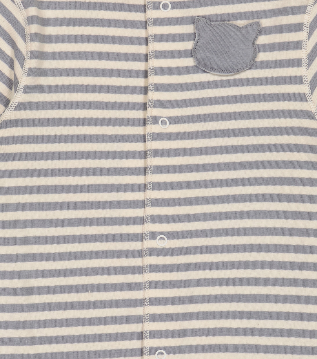 Baby - Tutina in cotone a righe | Il Gufo