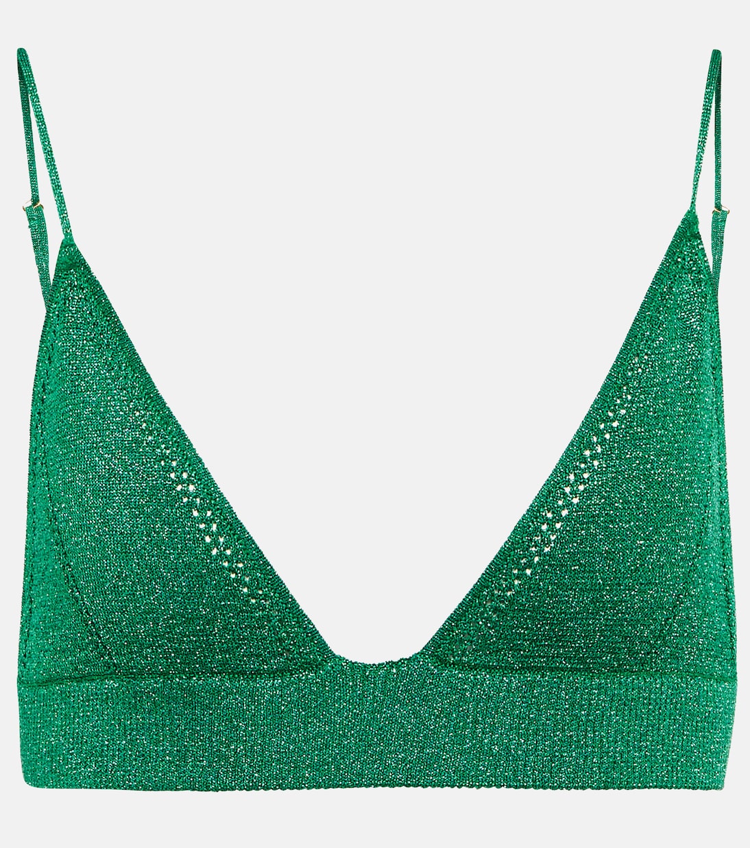 Metallic knit bralette | Dodo Bar Or