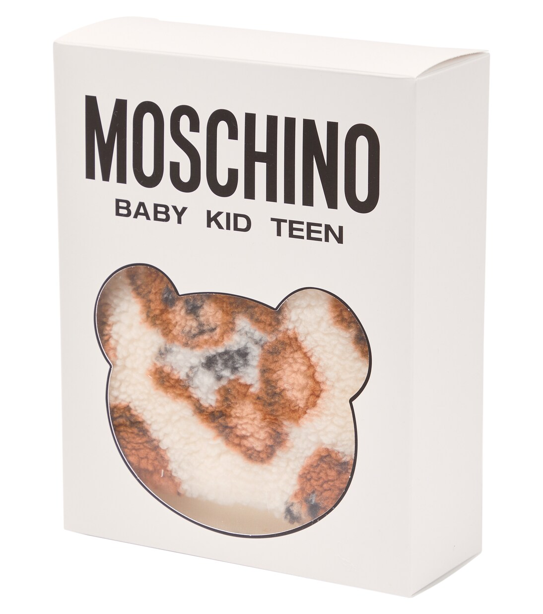 Bebé - gorro y zapatos de pelo sintético en mezcla de algodón | Moschino Kids