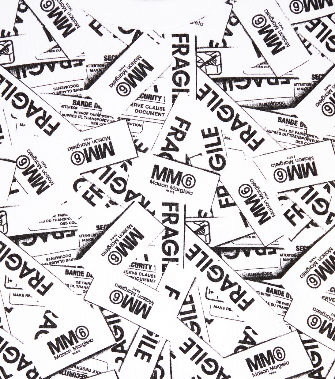 Bedrucktes Sweatshirt aus Baumwolle | MM6 Maison Margiela Kids