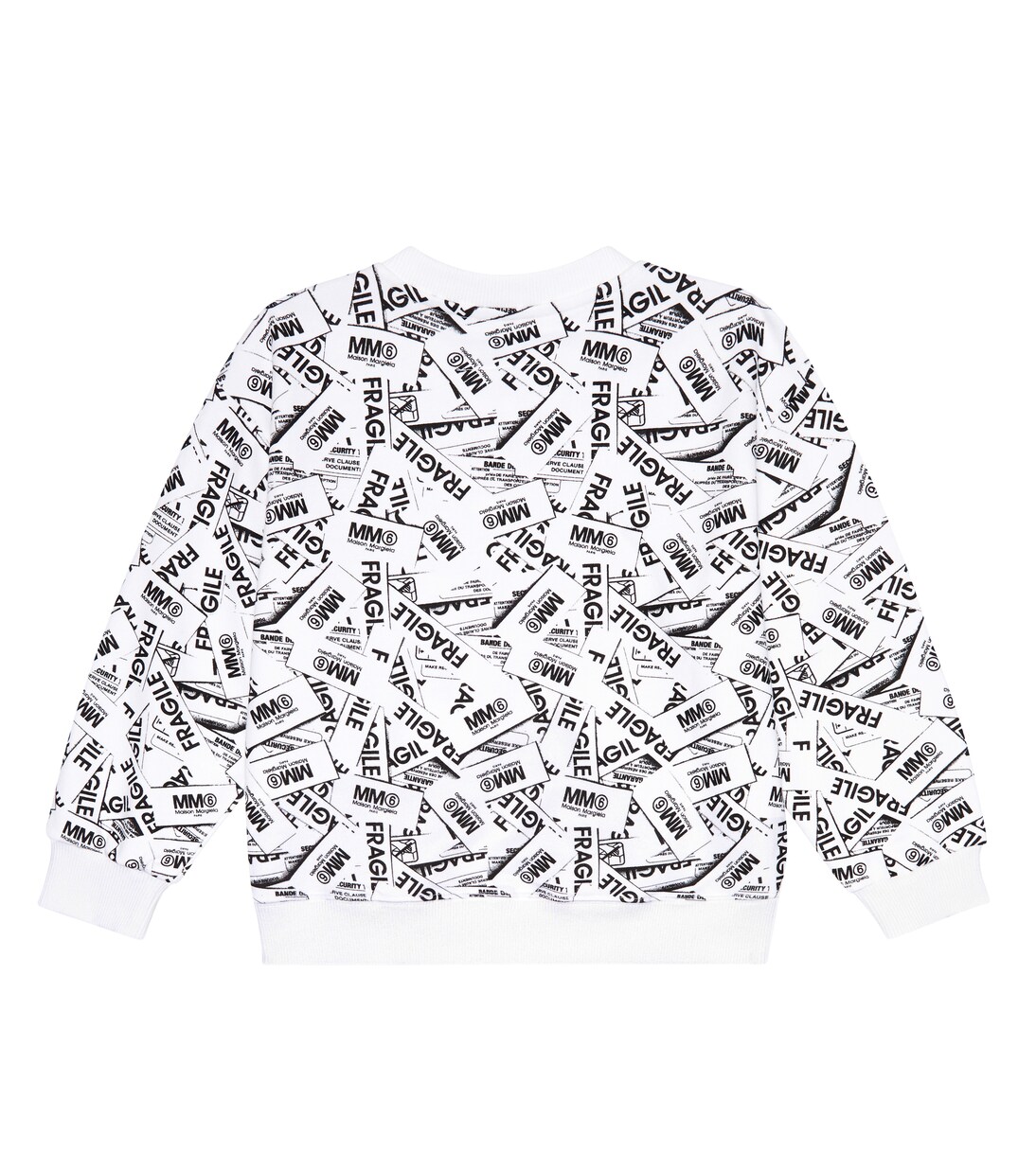 Bedrucktes Sweatshirt aus Baumwolle | MM6 Maison Margiela Kids