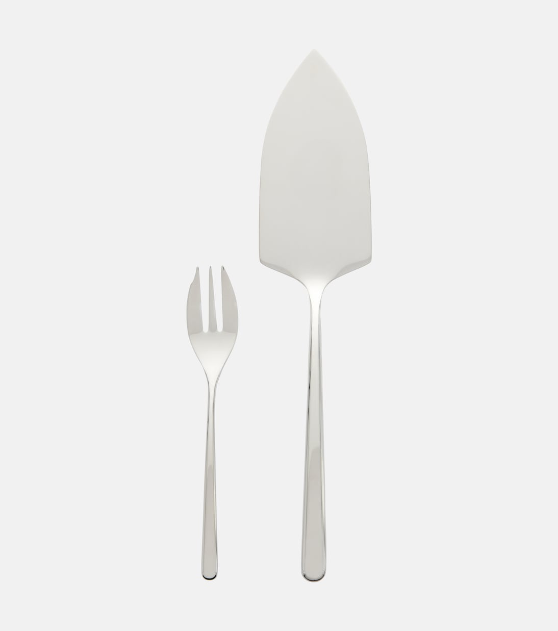 Linear cake server and set of 6 forks | Sambonet