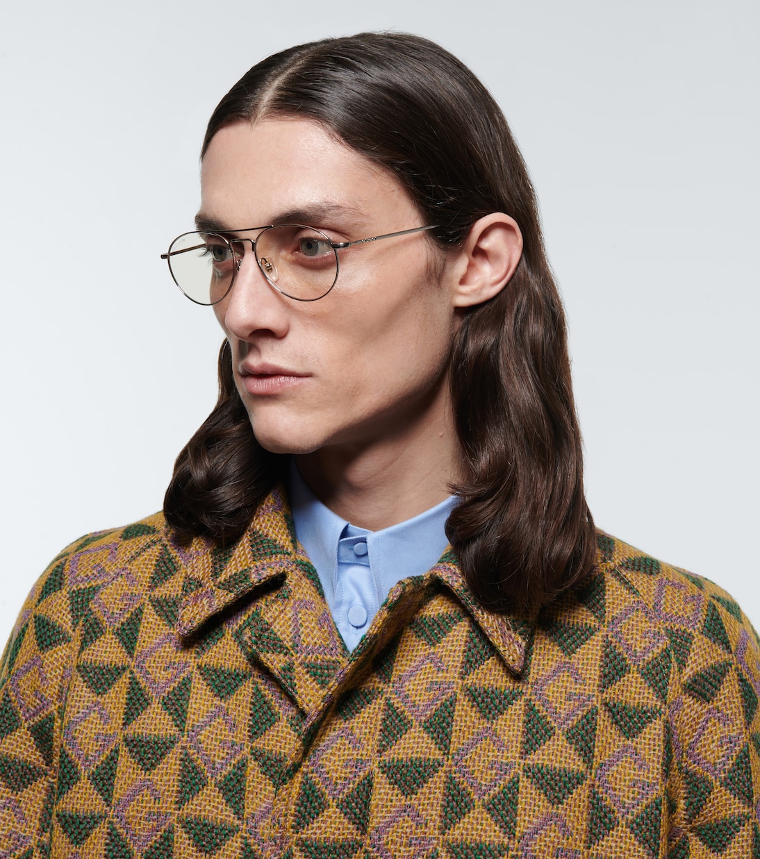 Occhiali aviator in metallo | Gucci