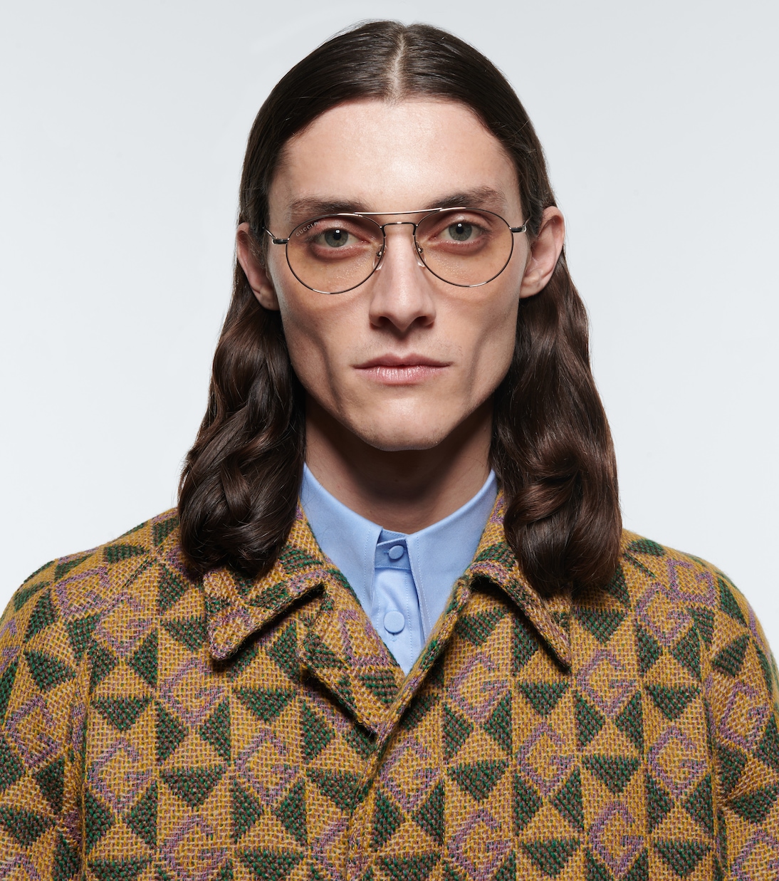 Occhiali aviator in metallo | Gucci