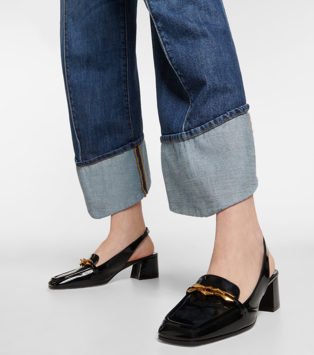 Slingback-Pumps Diamond Tilda 45 aus Lackleder | Jimmy Choo