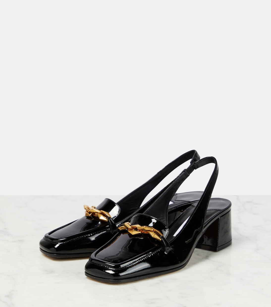 Slingback-Pumps Diamond Tilda 45 aus Lackleder | Jimmy Choo