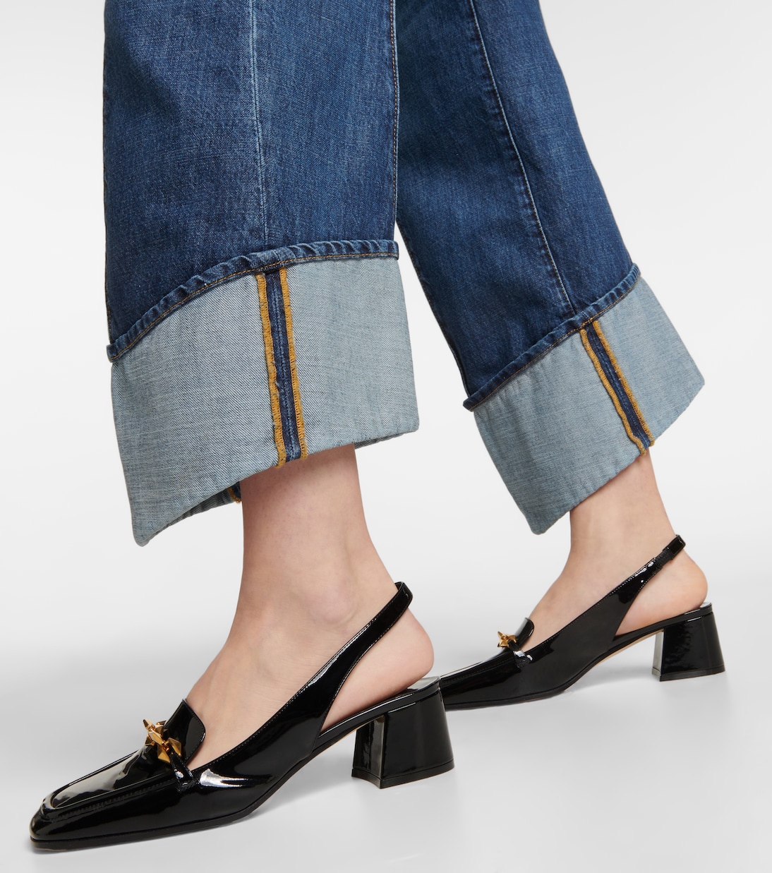 Slingback-Pumps Diamond Tilda 45 aus Lackleder | Jimmy Choo