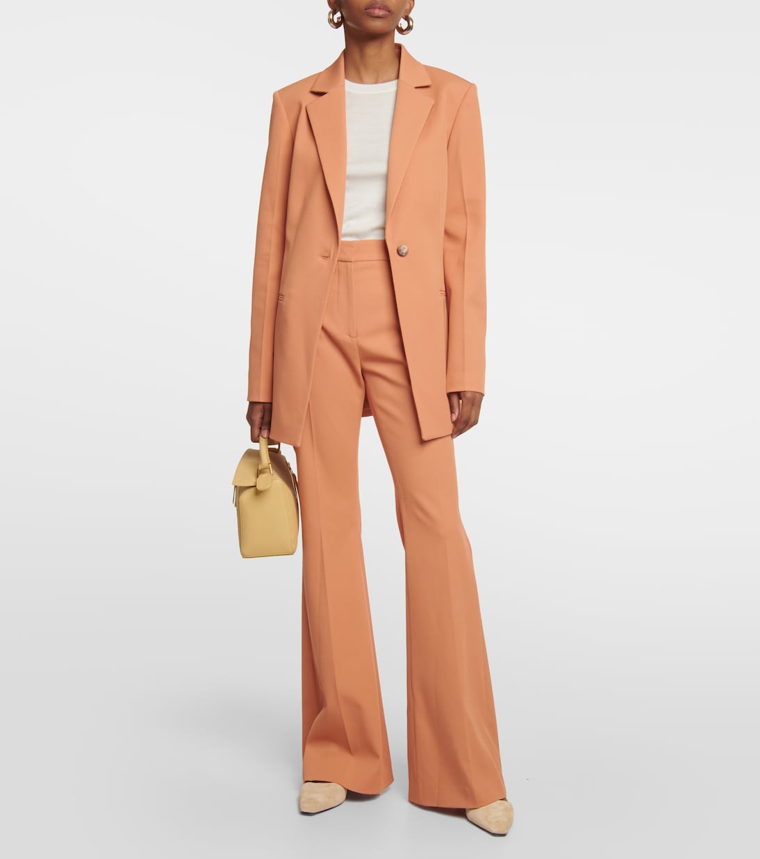 Pantaloni flared Aveline in gabardine | Joseph