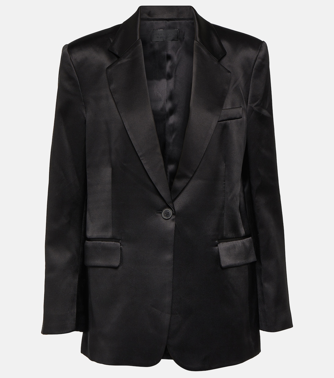 Boyfriend silk charmeuse blazer | Nili Lotan