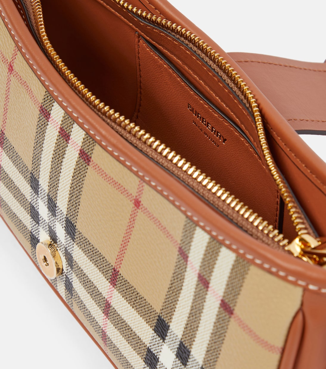Burberry Check canvas shoulder bag | Burberry