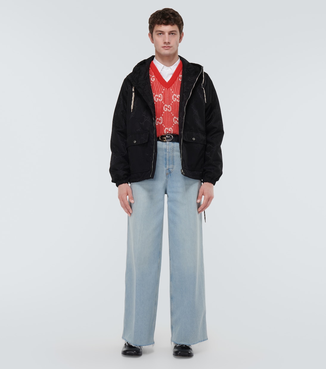 Gucci Off The Grid hooded jacket in black Gucci Mytheresa