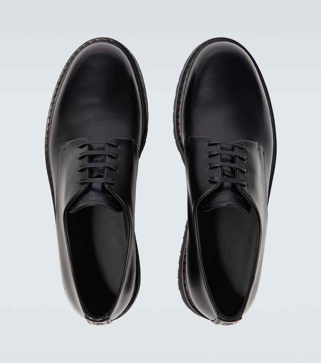 Schnürschuhe aus Leder | Giorgio Armani