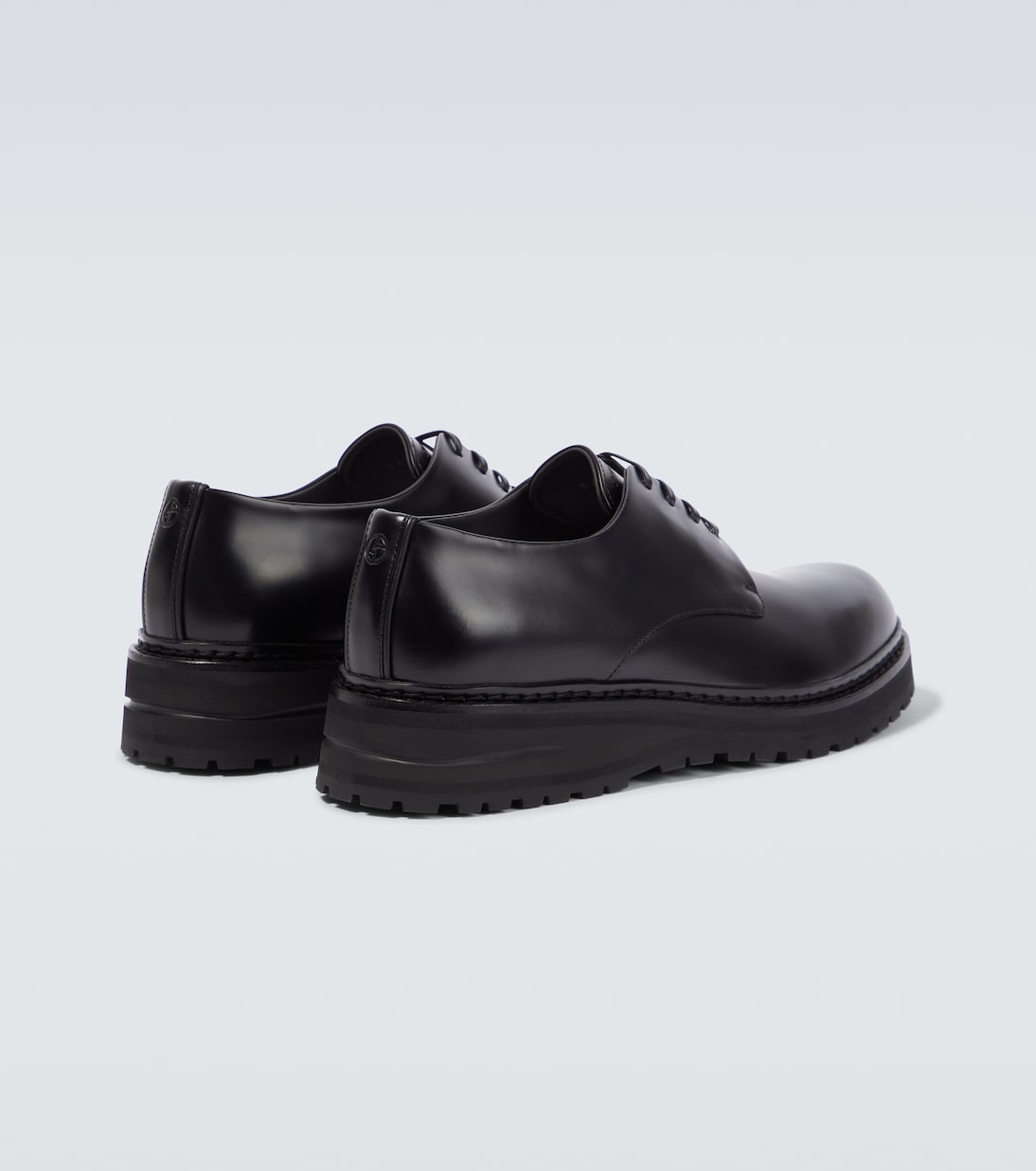 Schnürschuhe aus Leder | Giorgio Armani