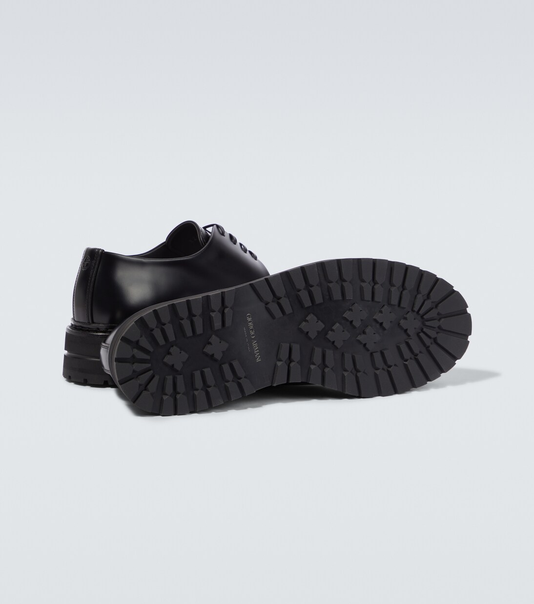 Schnürschuhe aus Leder | Giorgio Armani